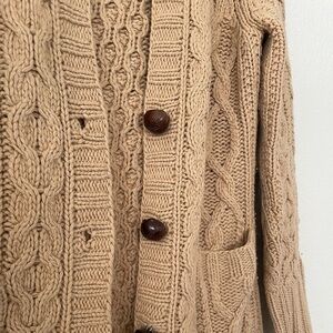 J.Crew Handknit Cable Cardigan